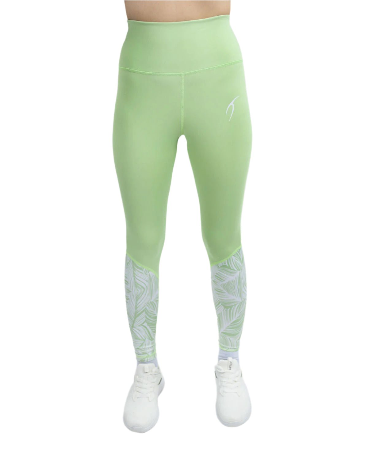 Flowery Green Leggings-Atum -7032277