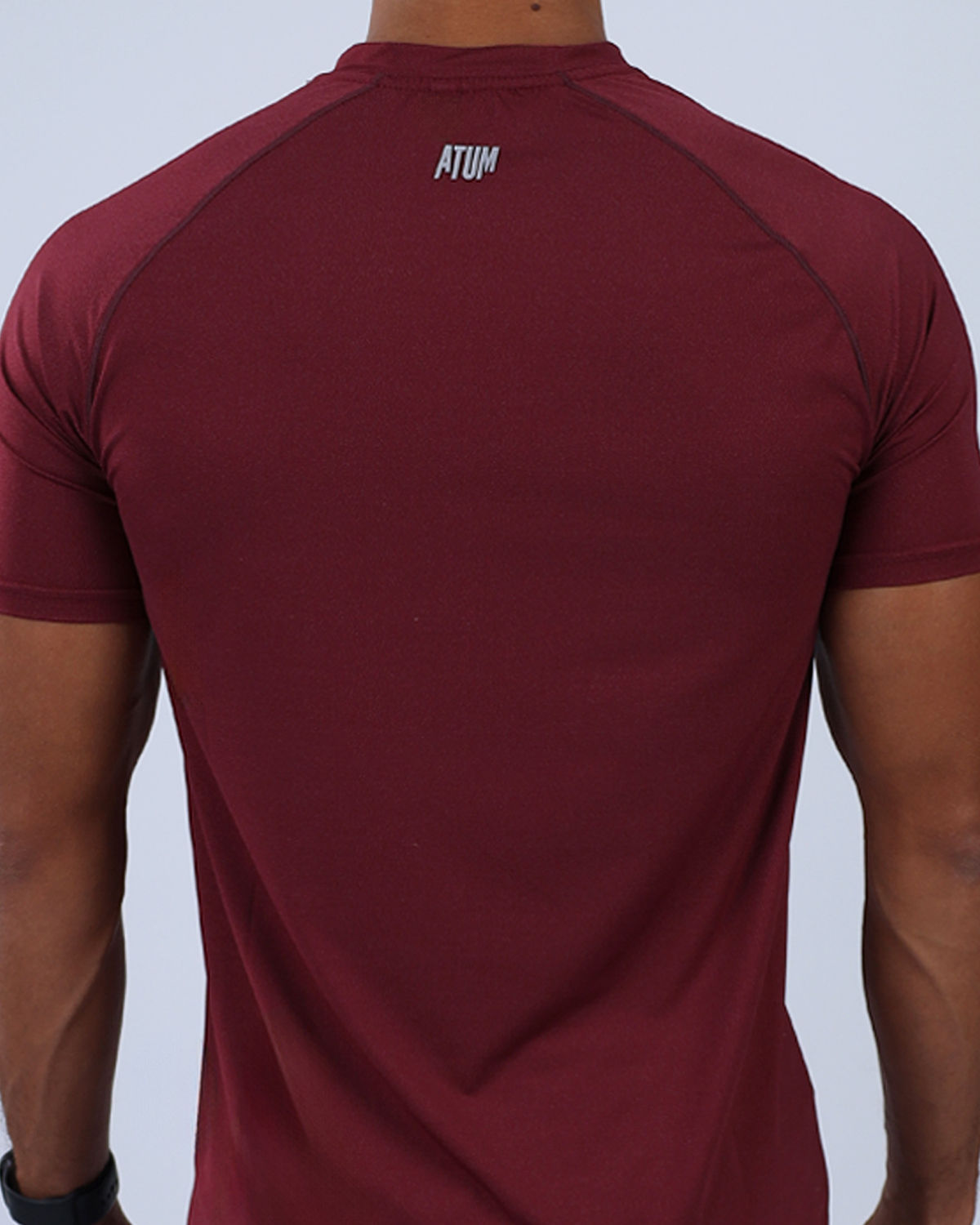 Dri-FIT Short-Sleeve Burgundy Fitness Top-Atum -58706581