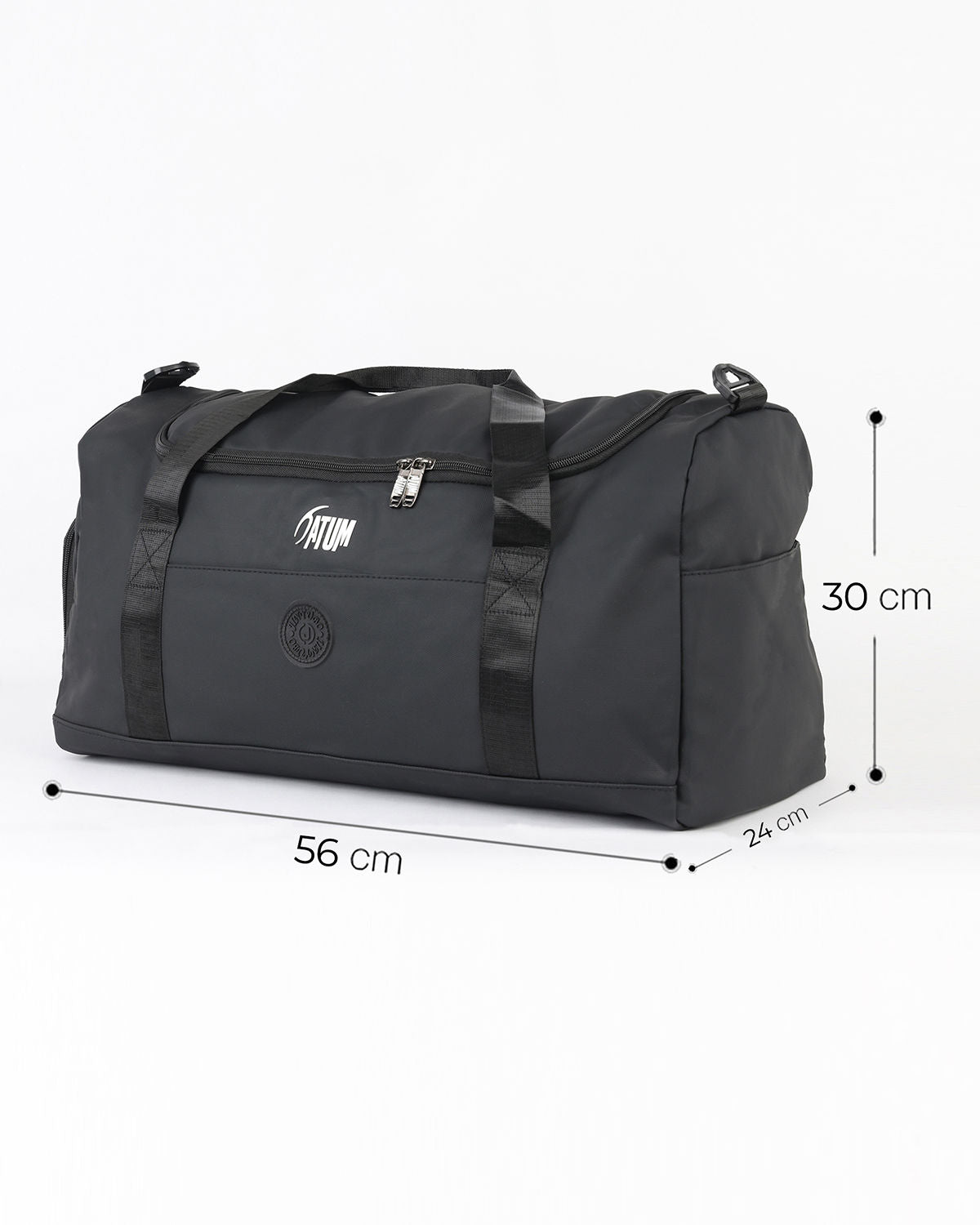 Elite Travel Black Duffel Bag-Atum -68171516