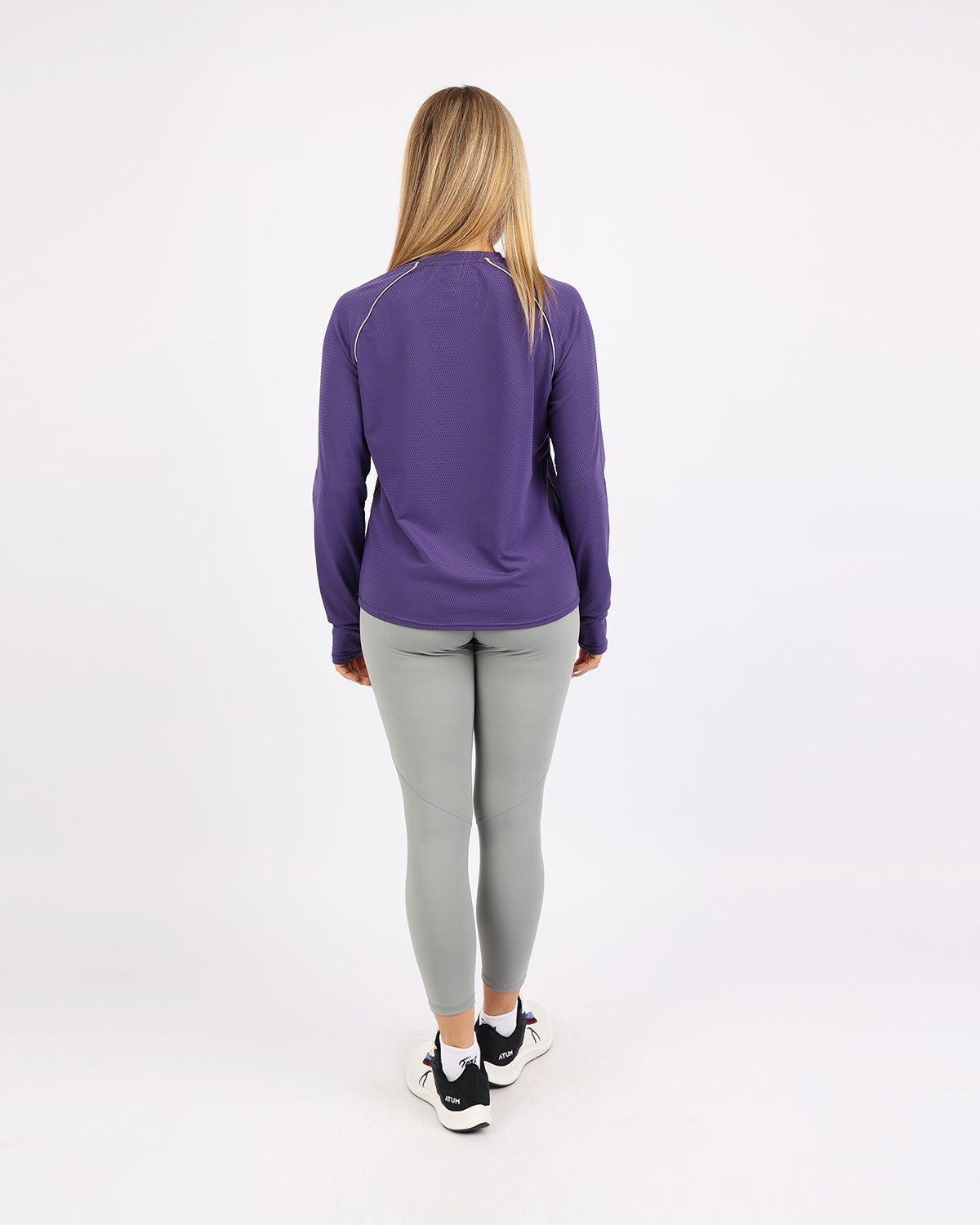 Long-Sleeve Training Purple Top-Atum -73454199