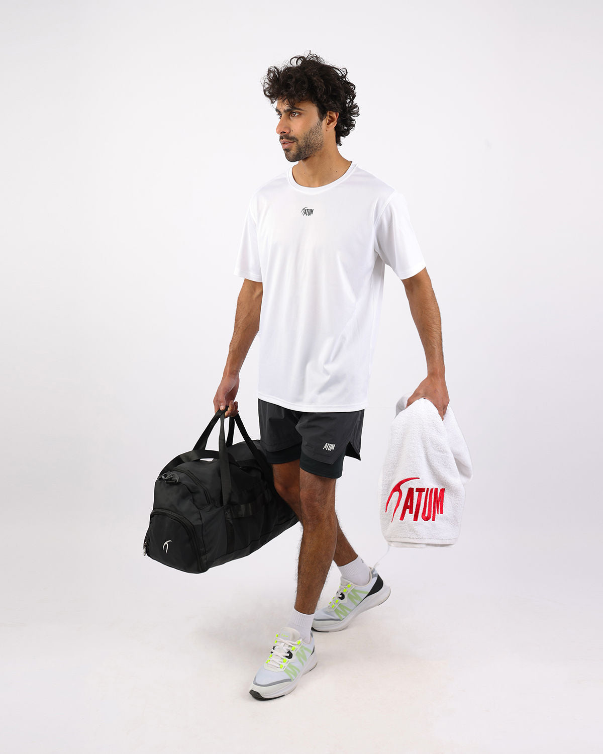 Prime Fit Men's White T-Shirt-Atum -26726593