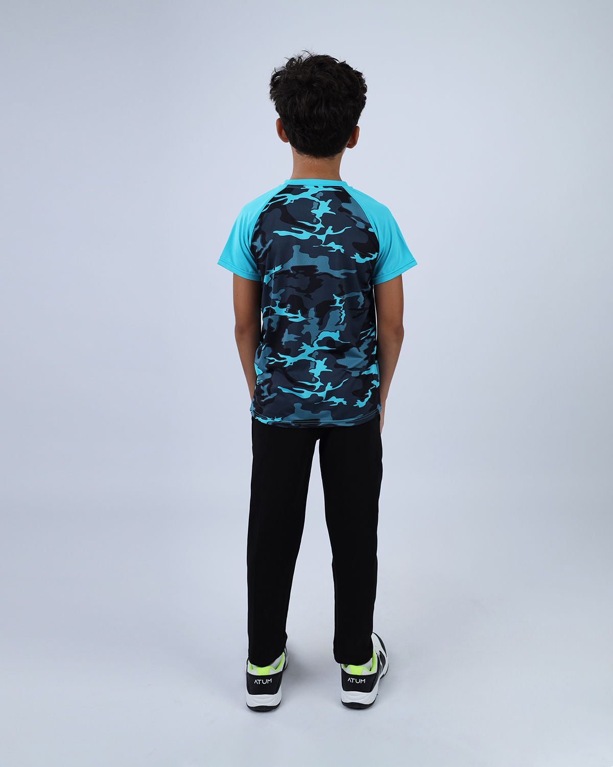 Army Training Sports Turquoise T-Shirt-Atum -2435849