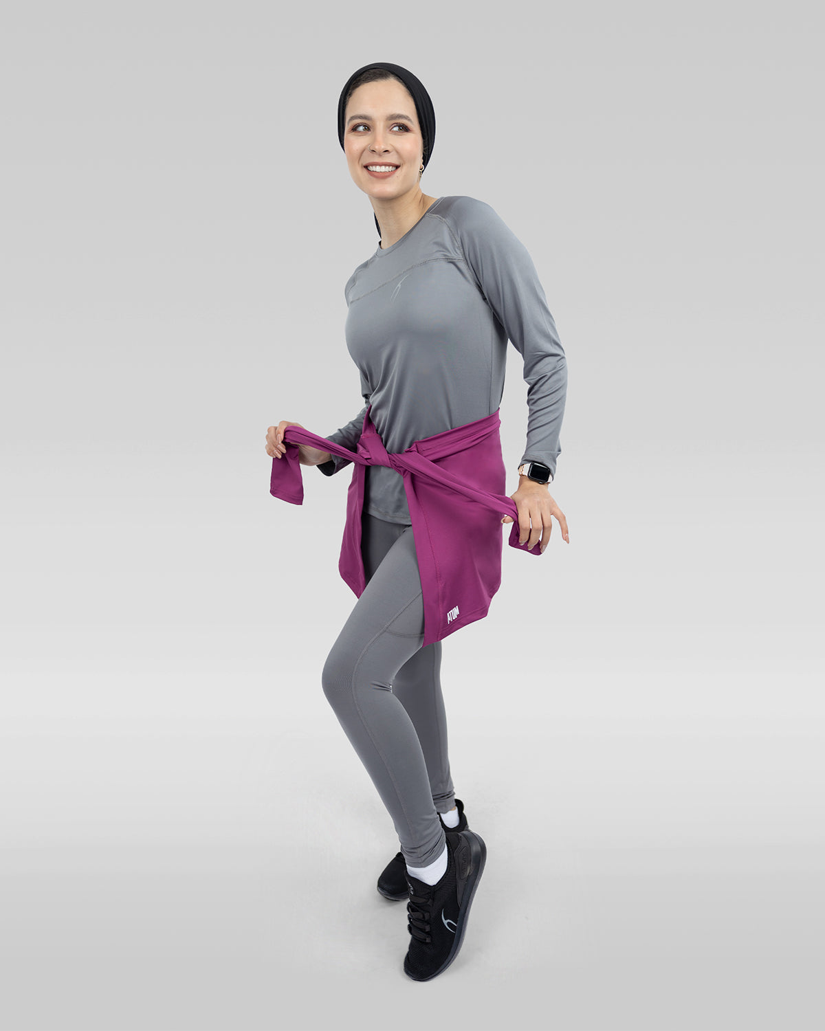 Violet Hip Tie Cover-UP-Atum -22665189