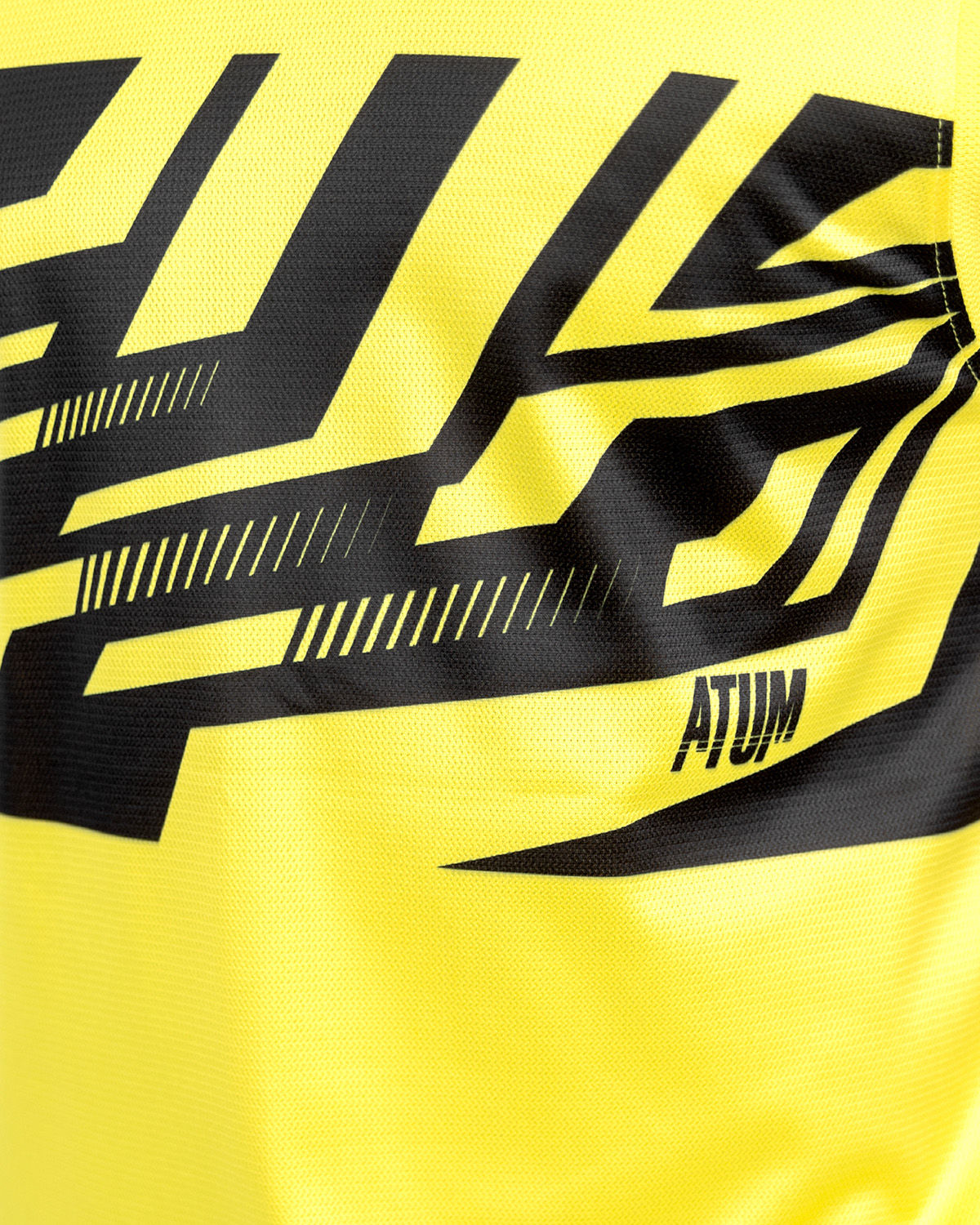 Men's Printed Yellow Tank Top-Atum -26044218