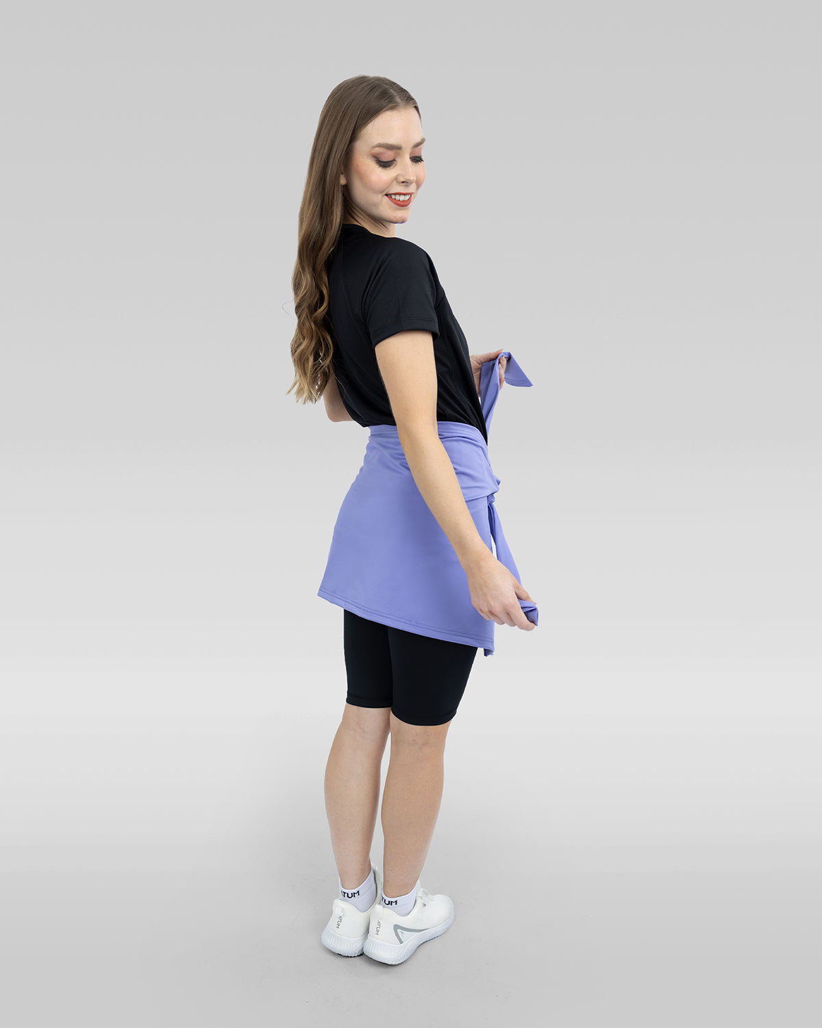 Purple Hip Tie Cover-UP-Atum -82978572