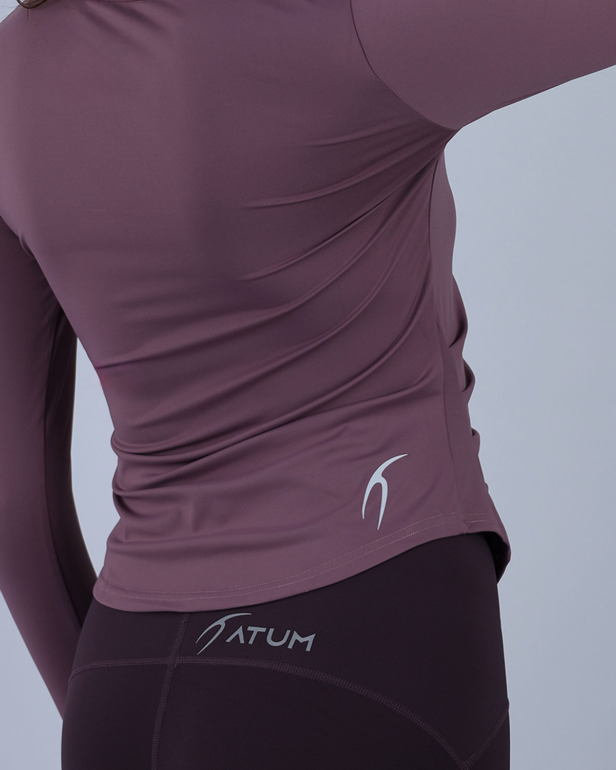 Elegance Women's Purple Long-Sleeve Top-Atum -36416642
