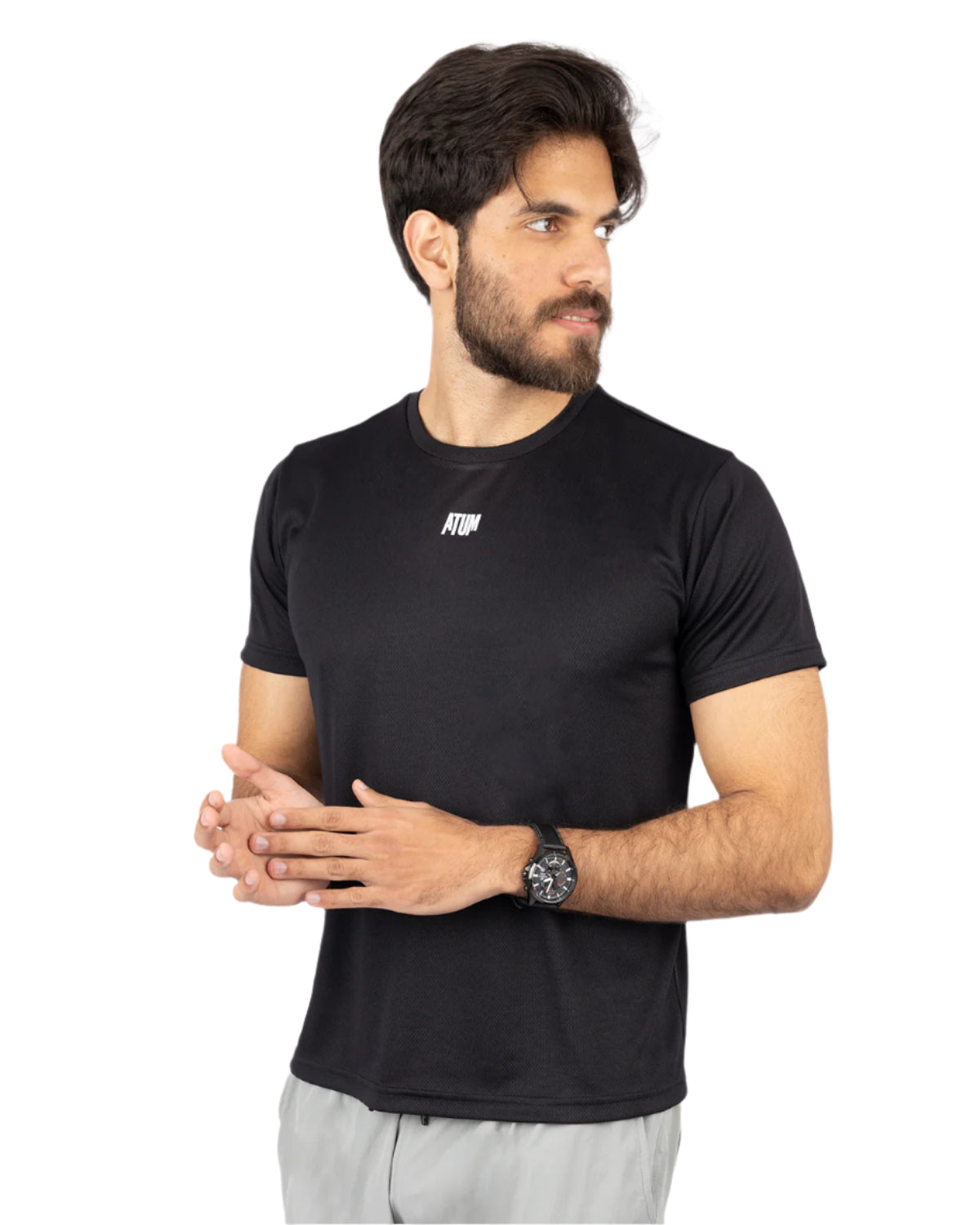 Squat Core Mesh Black T-Shirt-Atum -39803776