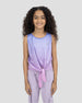 Girls Plain Purple Tank Top