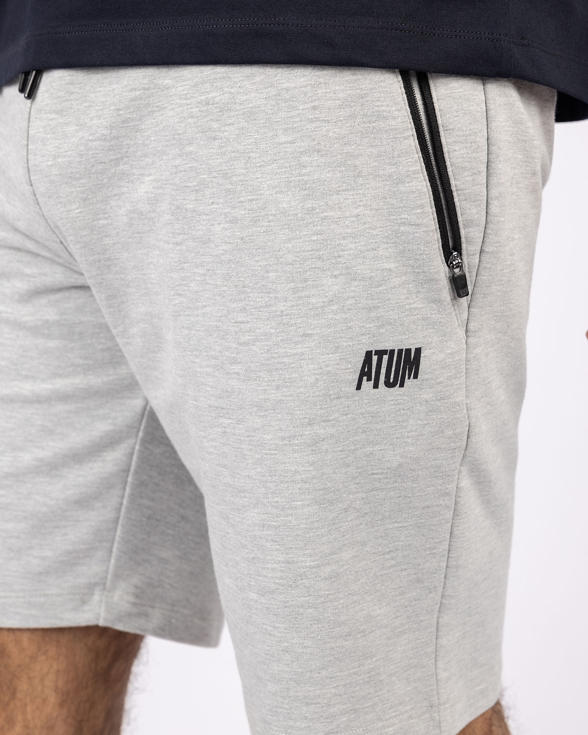 Men's Gray Standard Fit Short-Atum -13838379