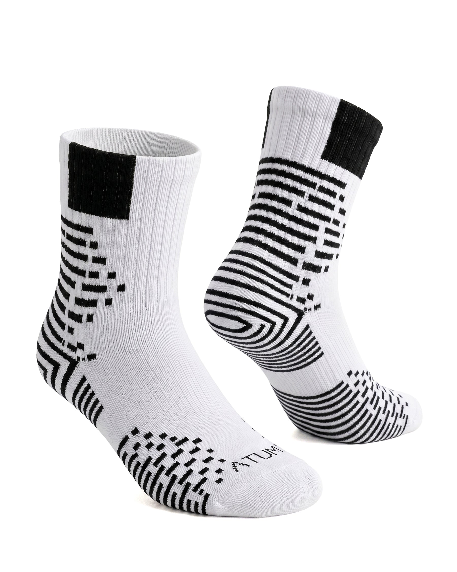 Kids Mid-Crew White-Tex Training Socks-Atum -84563957
