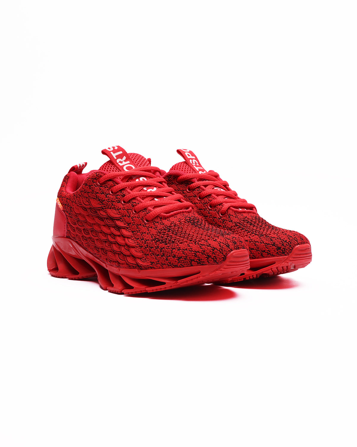 Velocity Vortex Red Running Shoes-Atum -5863835