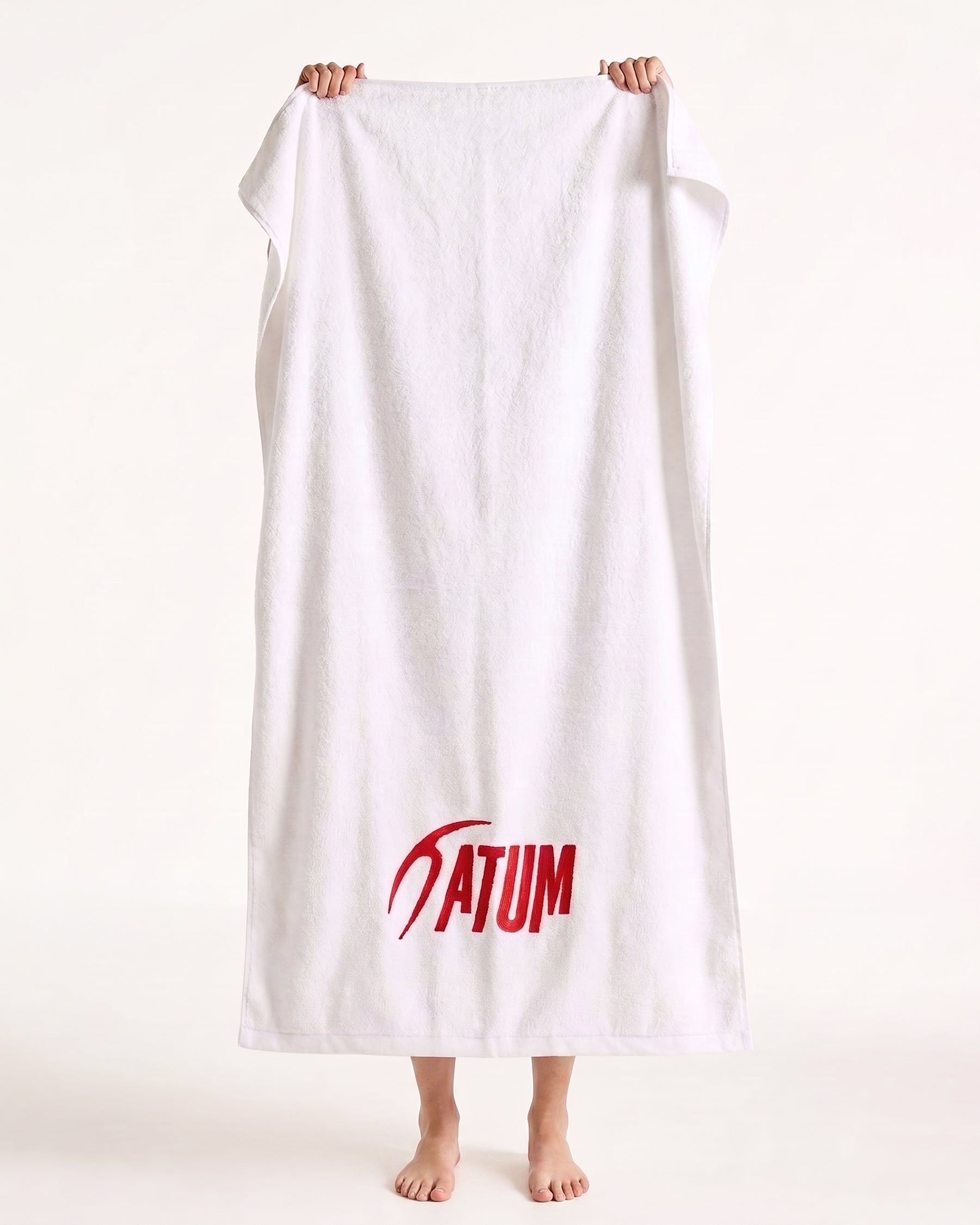 White Unisex Towel-Atum -37477153