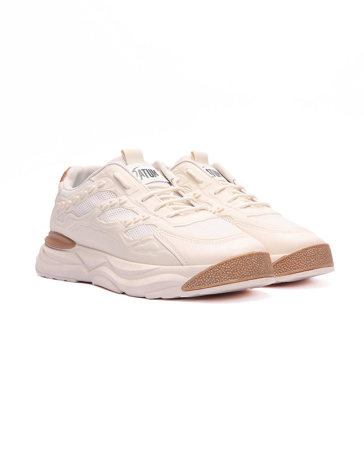 Step up Men's White Sneaker-Atum -85613391