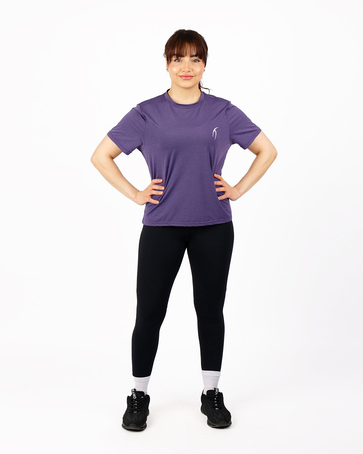 Hyper Short-Sleeves Purple Training Top