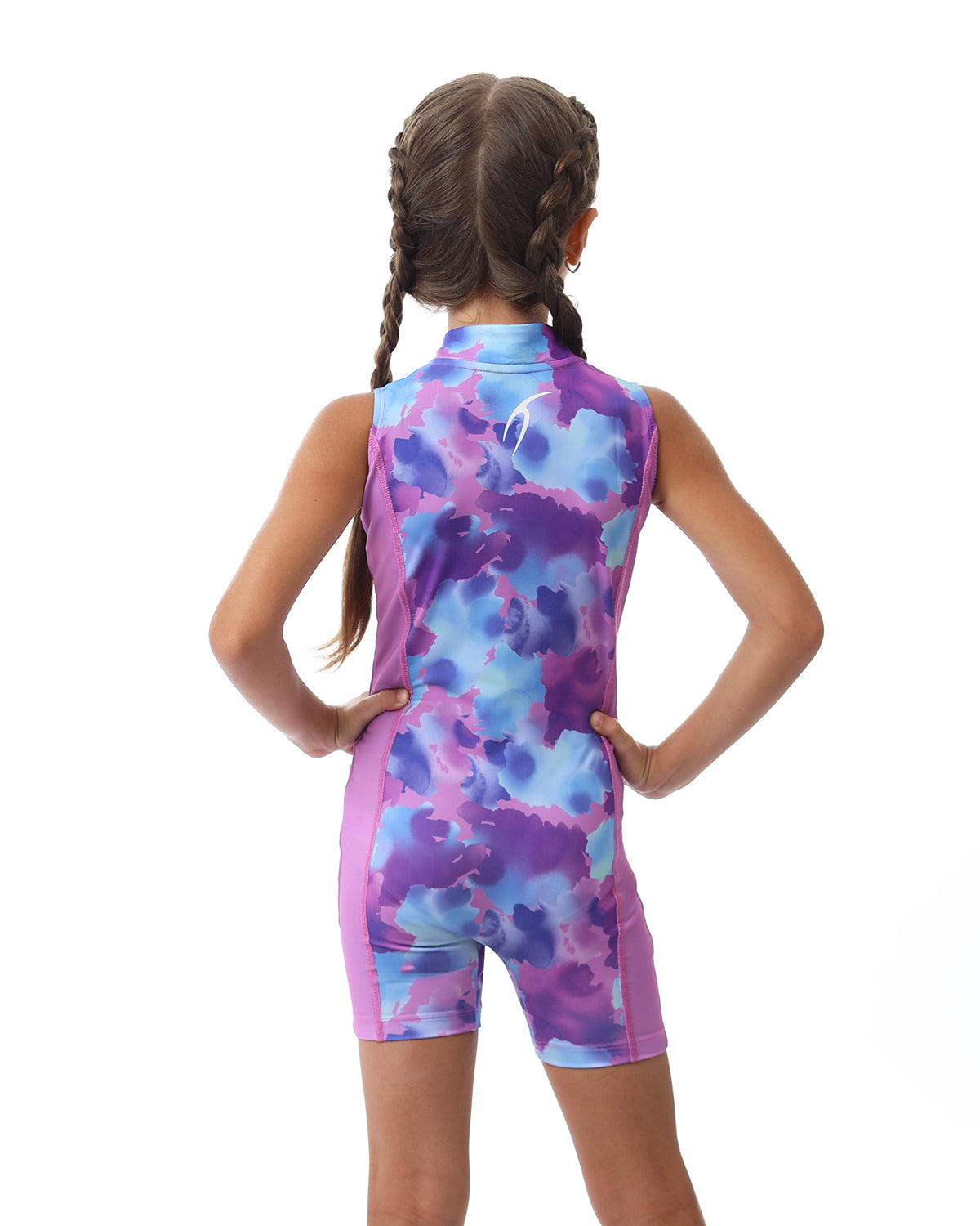 Elegant Splash Girls Lilac Jumbsuit-Atum -13679871