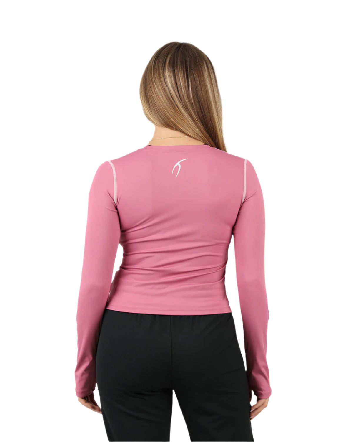 Streamline Long Slevess Women's Rose Top-Atum -50445339