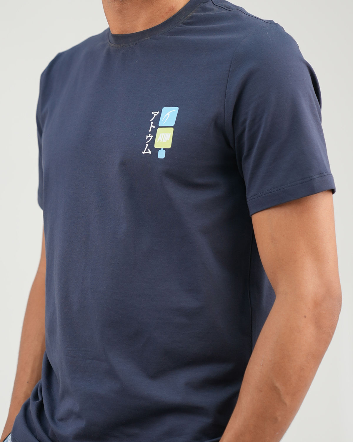 Dragon Strike Graphic Navy T-Shirt-Atum -22943649