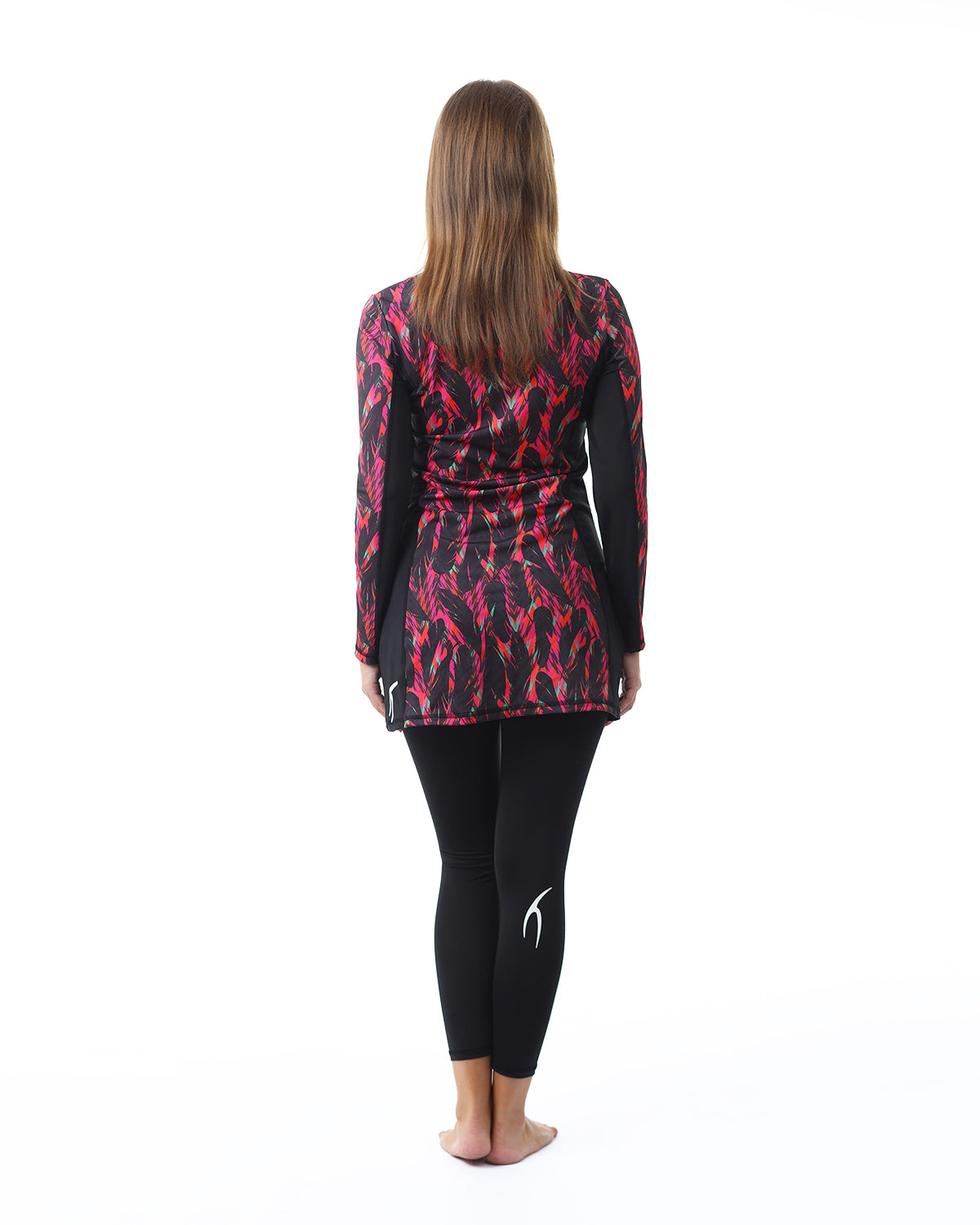 Night Garden Black Long Rashguard-Atum -79814897