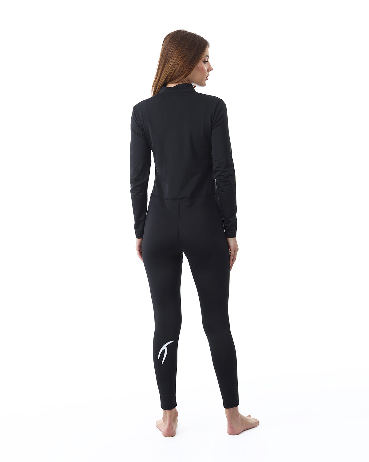 Basic Full Body Black Swimsuit-Atum -63677817