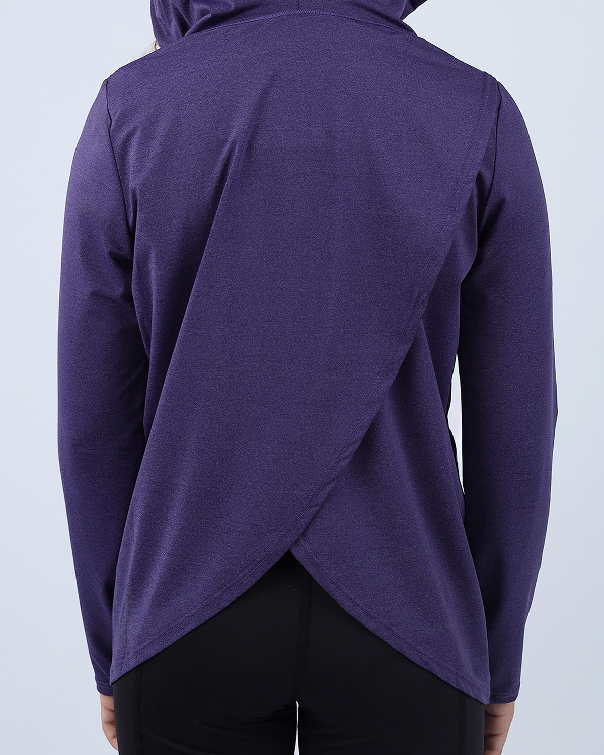 Vivid Long-Sleeve Purple Hoodie-Atum -29812840