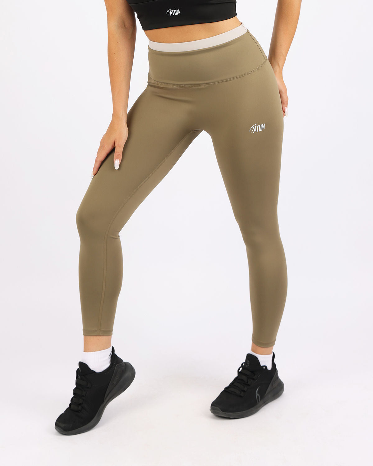 LuxeLean DuoTone Coffe Leggings-Atum -56513704