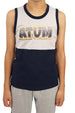 Graphic Logo Boy's Navy Tank Top