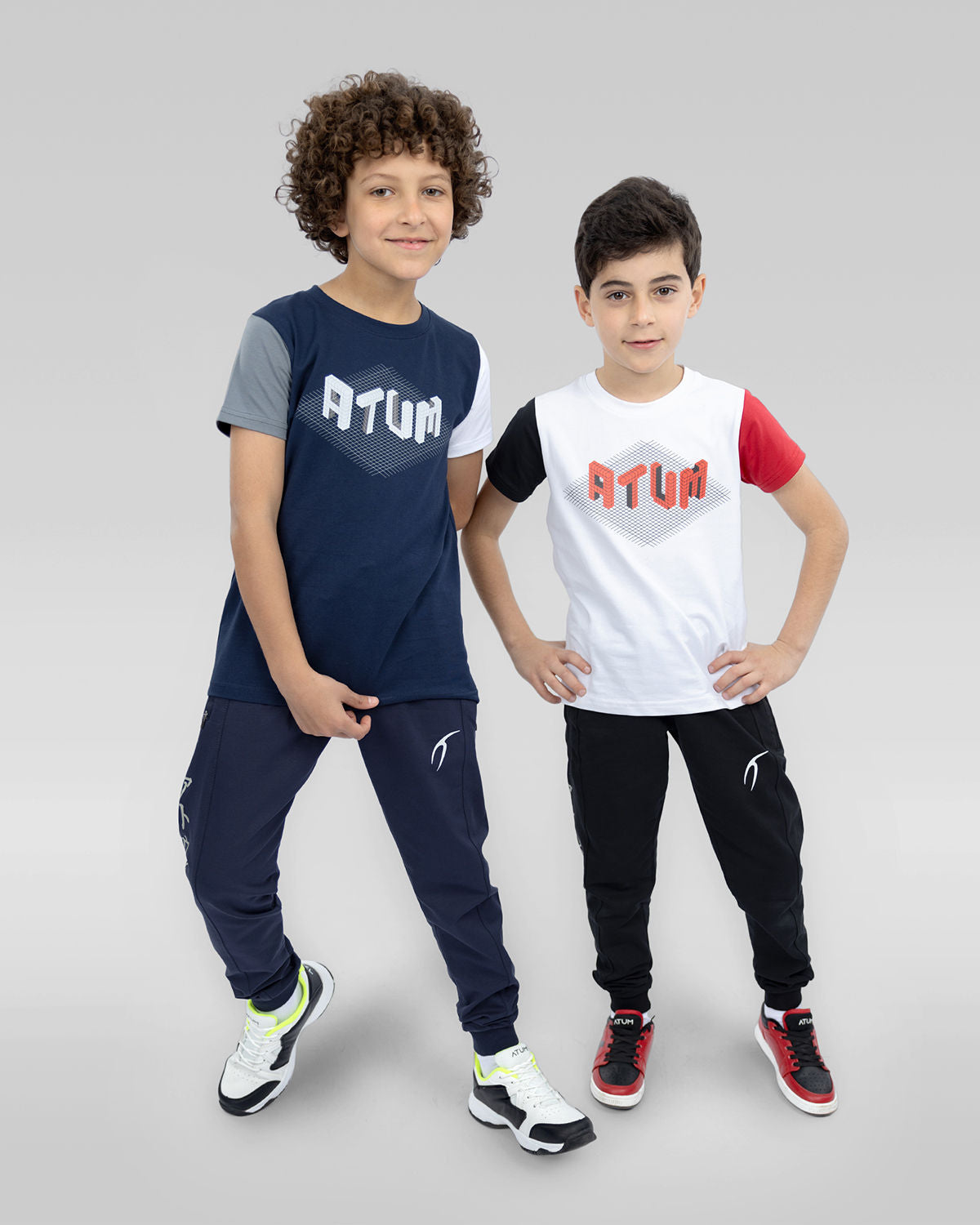 Graphic Logo Boy's White T-Shirt