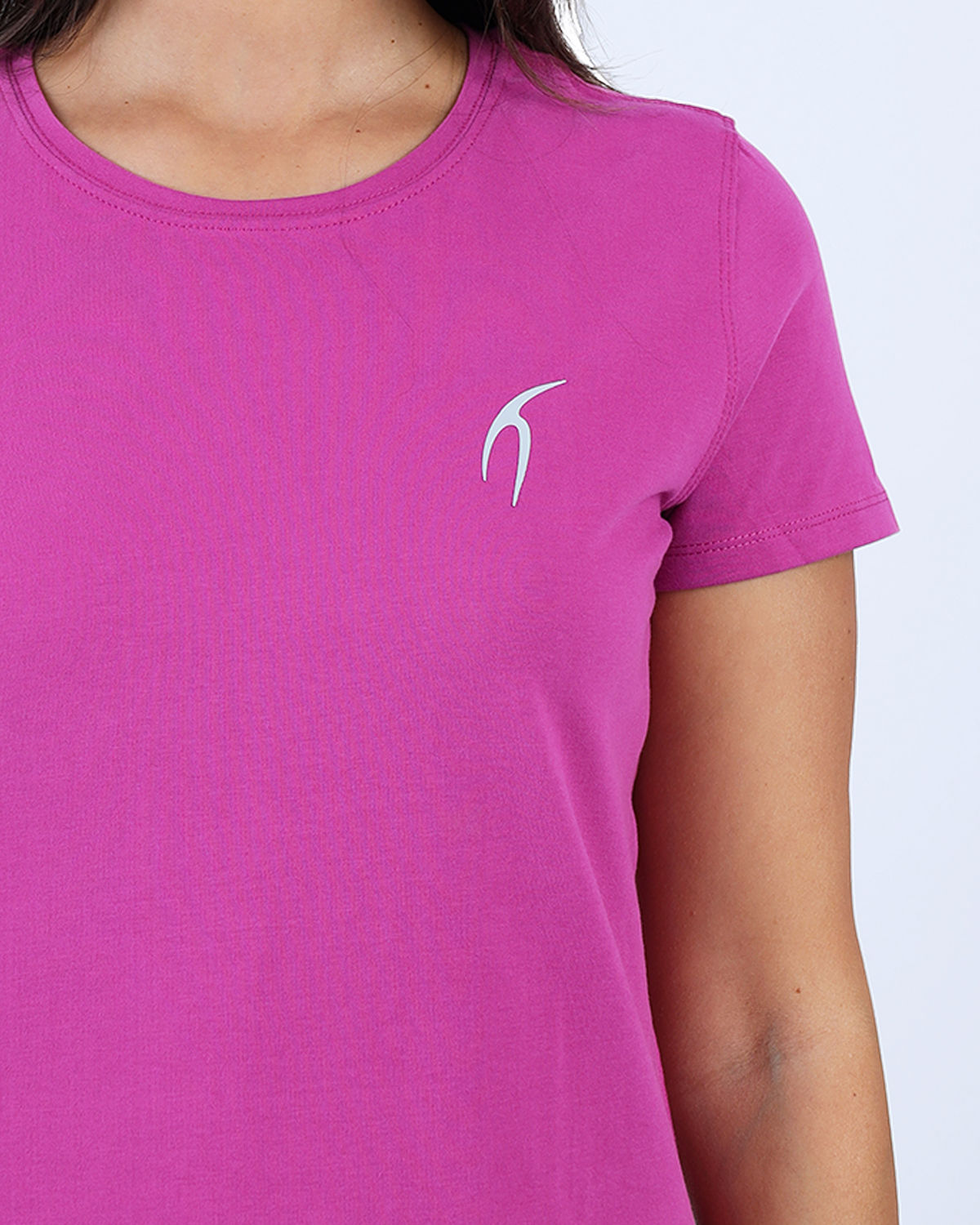Basic Short Sleeves Dark Purple T-Shirt-Atum -67187179