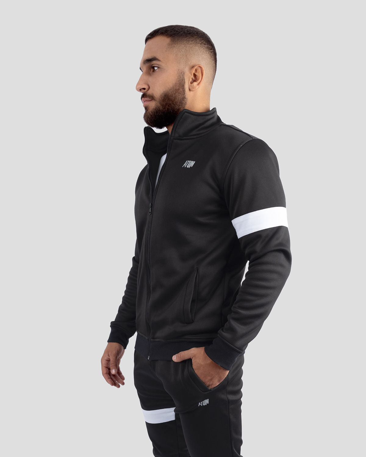 Ultimate Men's Black Tracksuit-Atum -92145467