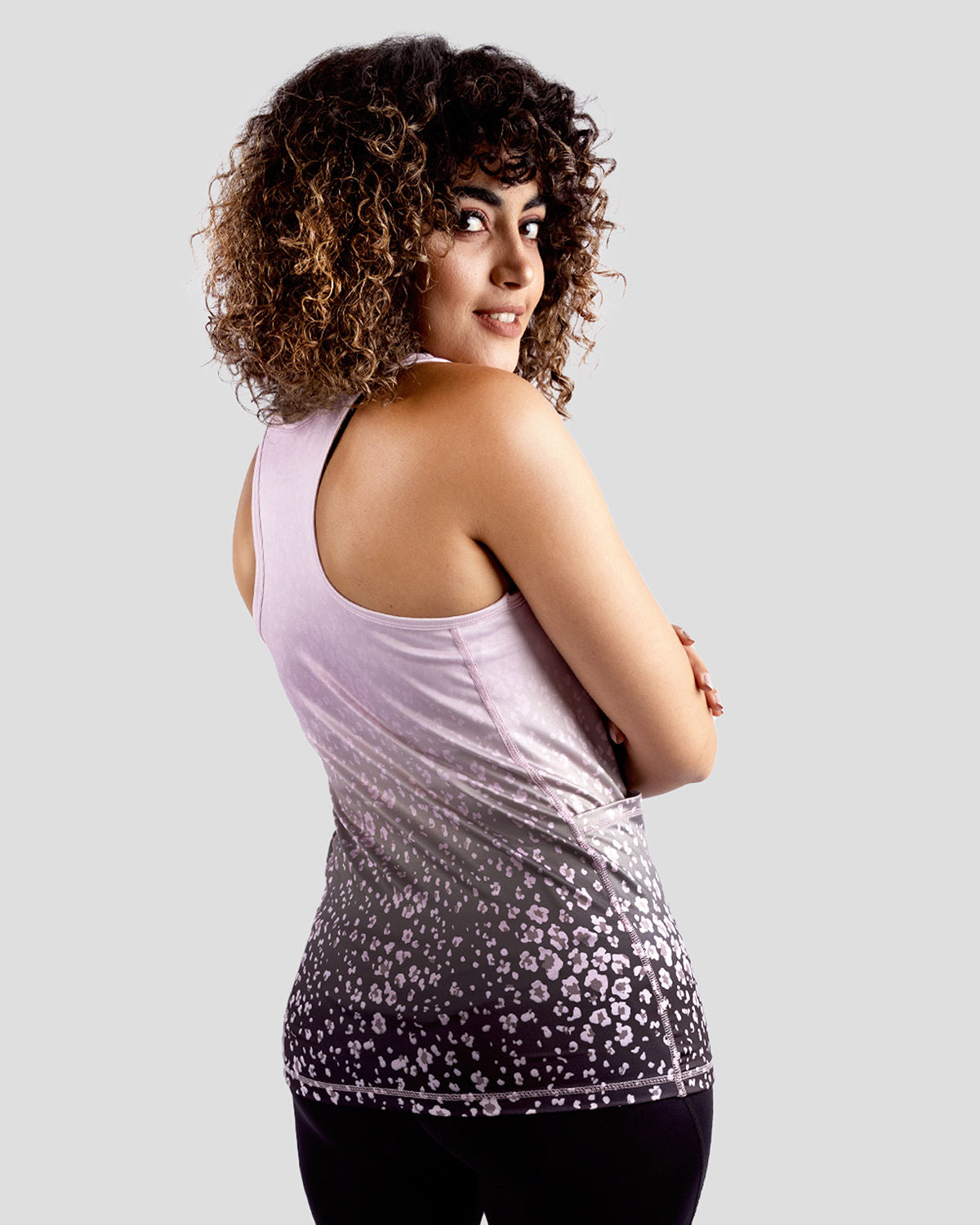 Colored Tank Pink Top-Atum -72278849