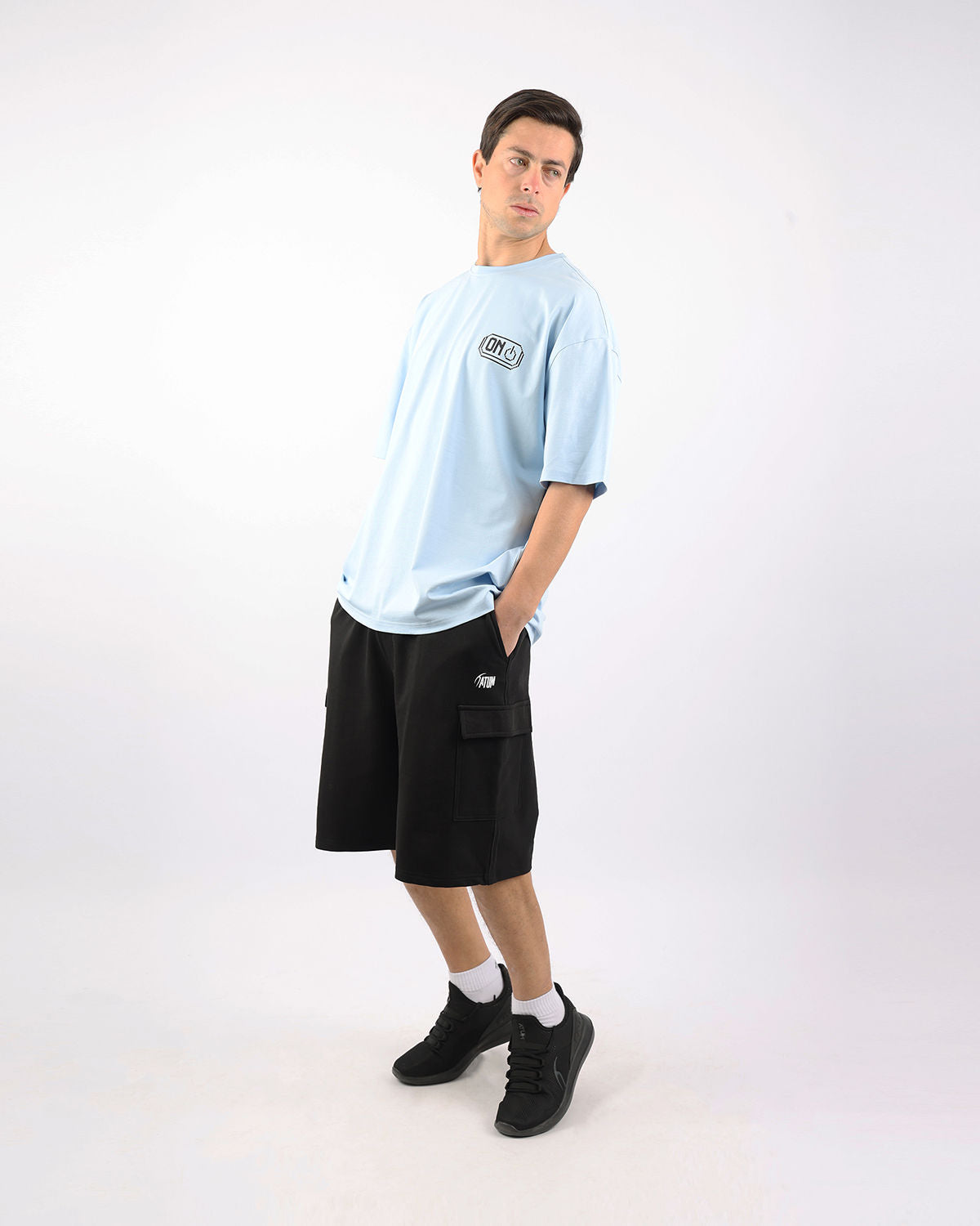 Adventure Mode Light Blue T-Shirt-Atum -31983534