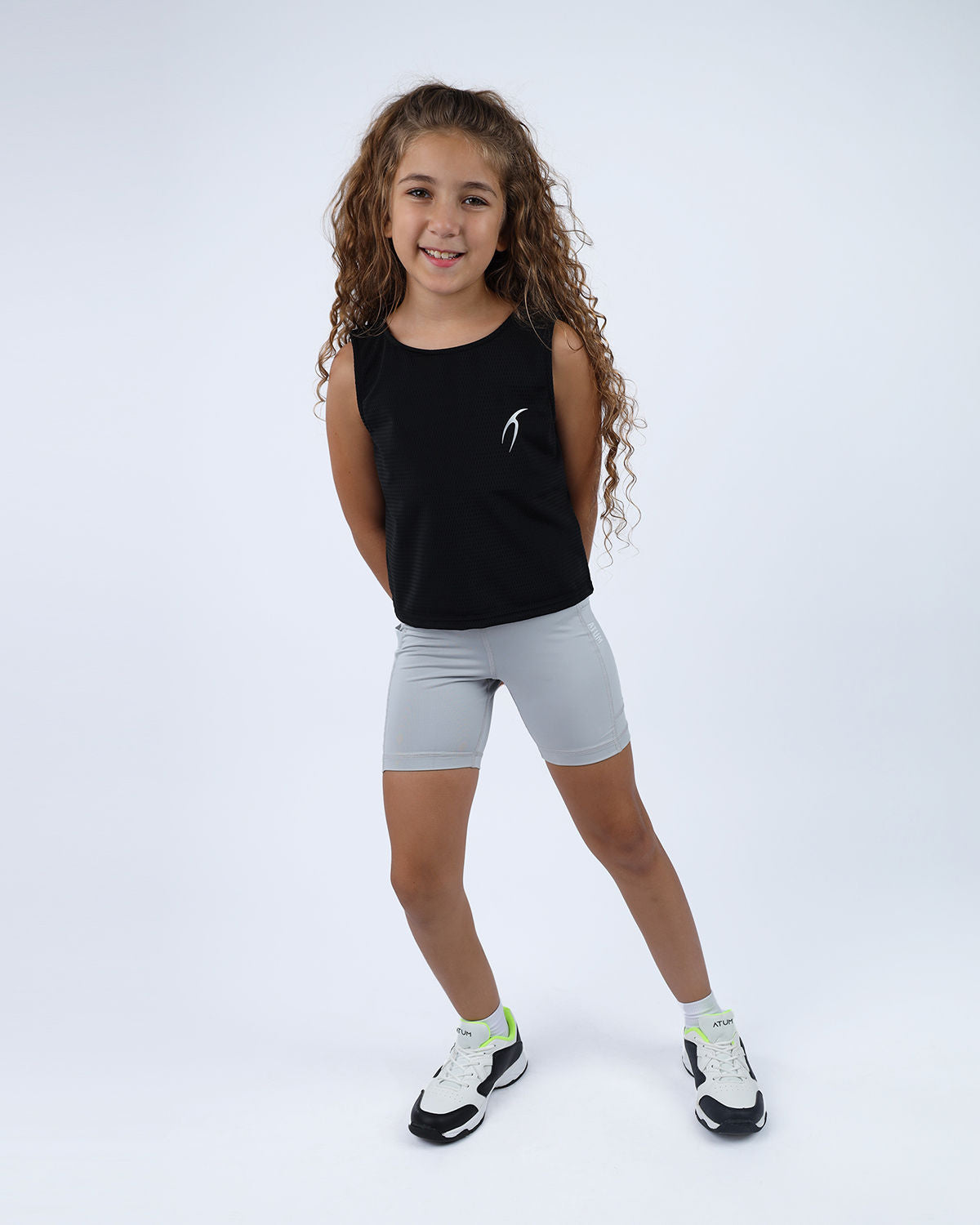 Ultra Sleeveless Cropped Black T-Shirt-Atum -29699615