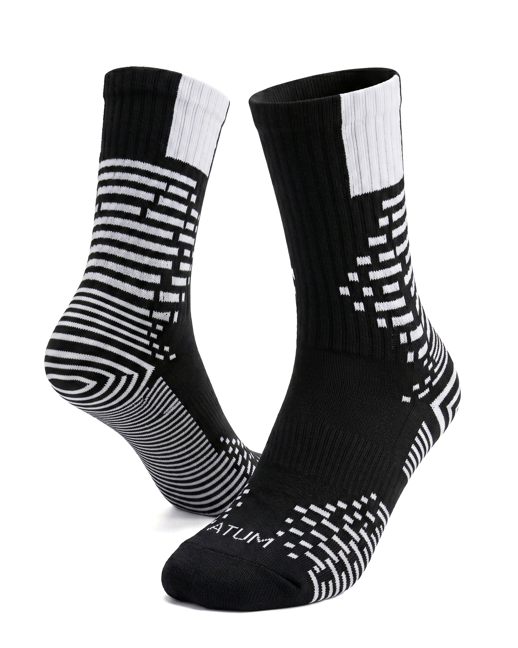 Adults Unisex Long Black-Tex Training Socks-Atum -22923421