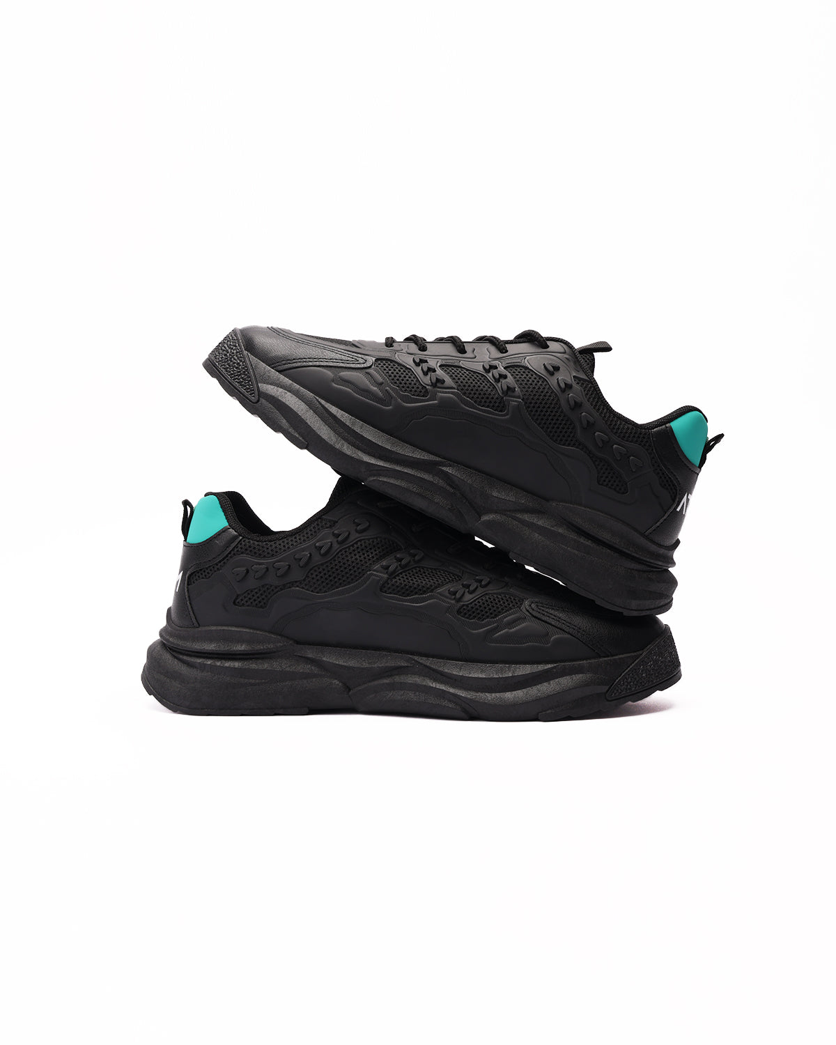 Step up Men's Black Sneaker-Atum -61075265