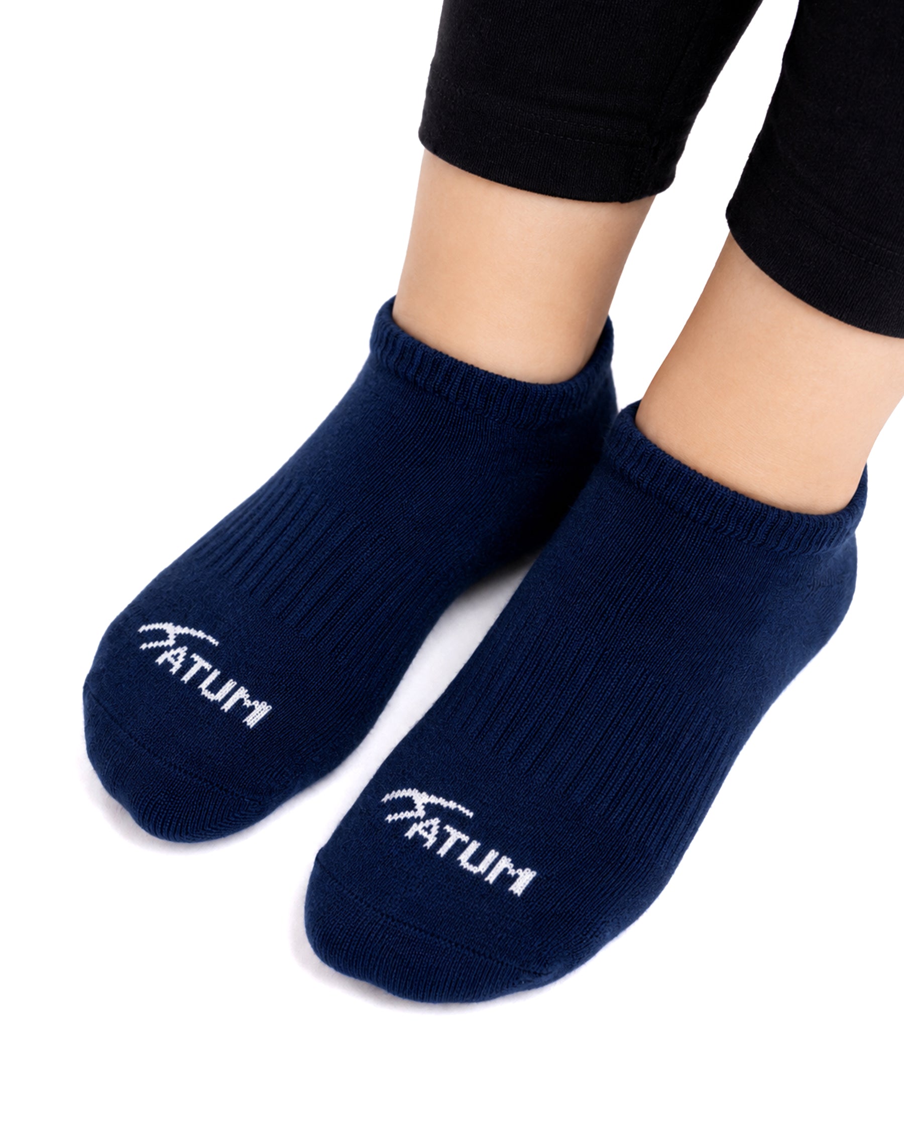 Kids Low-Cut MixGreen Training Socks-Pack of 3-Atum -18723656