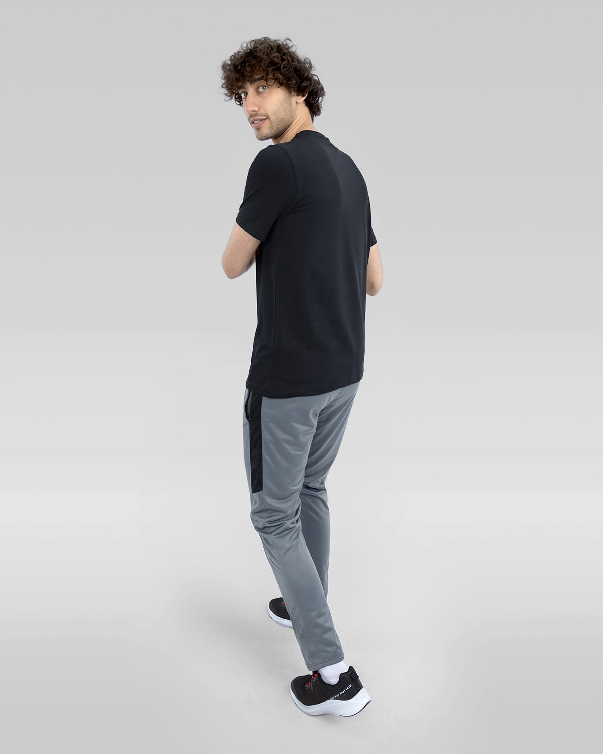 Men's Dynamic Gray Sweatpants-Atum -33838953