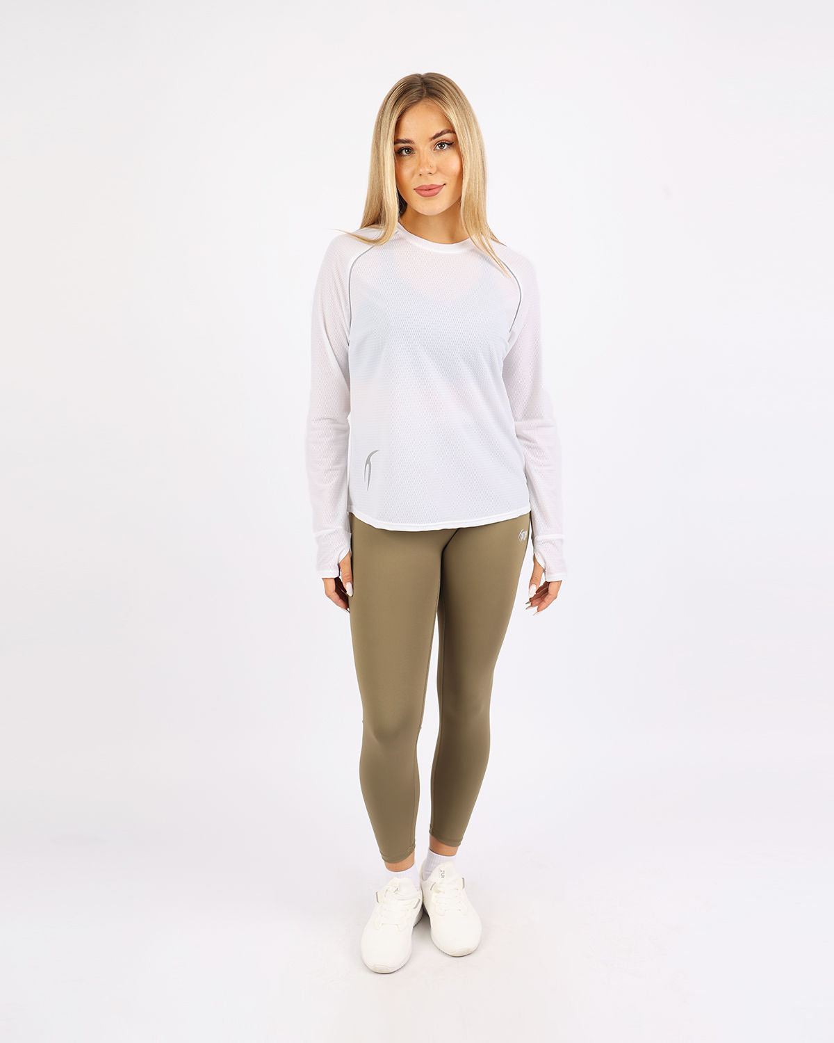Long-Sleeve Training White Top-Atum -28174464