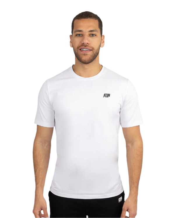Basic Cotton White T-Shirt-Atum -66770657