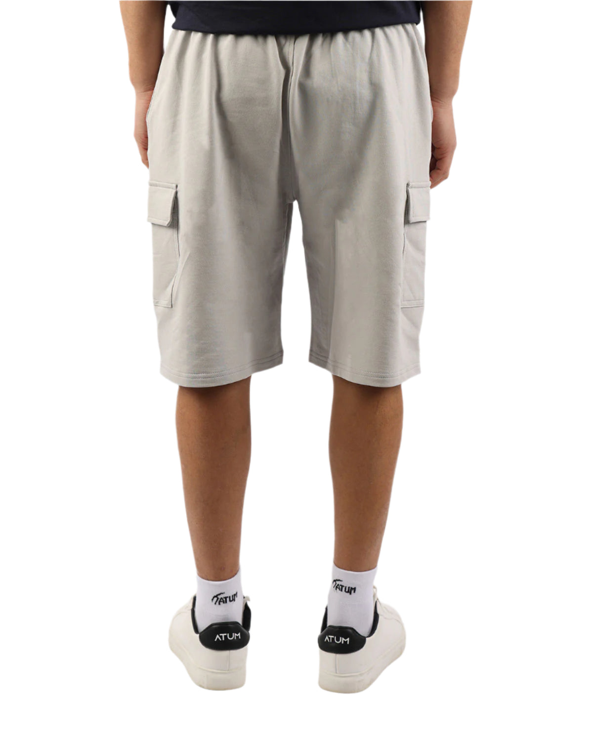 Essential Cargo Men's Gray Shorts-Atum -71897529