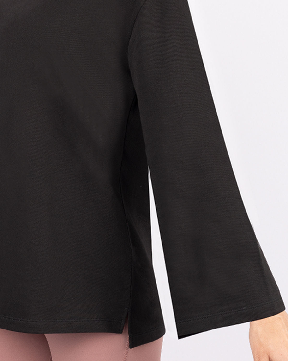 Elegance Oversize Black T-Shirt-Atum -22039985