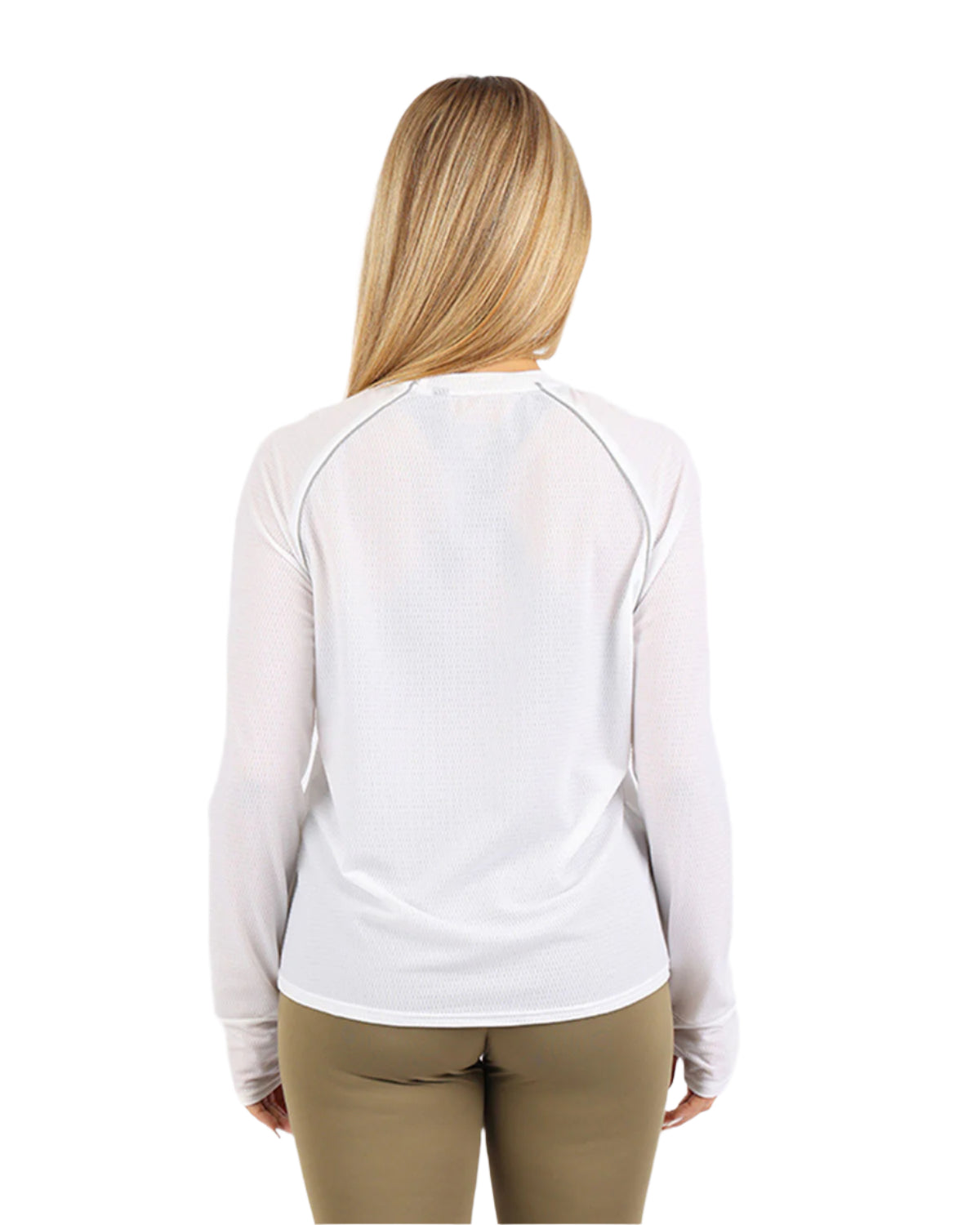 Long-Sleeve Training White Top-Atum -52599070