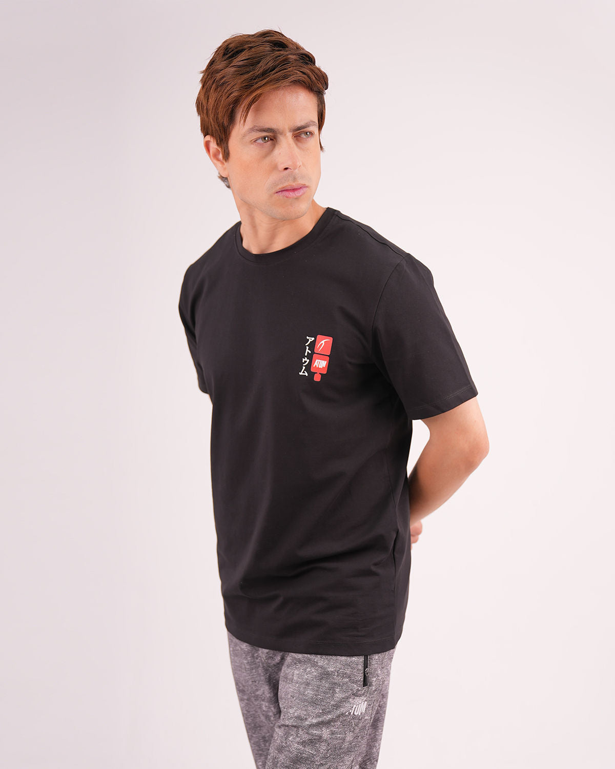 Dragon Strike Graphic Black T-Shirt-Atum -81421156