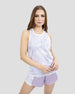 Flowery Women's Lavender Top