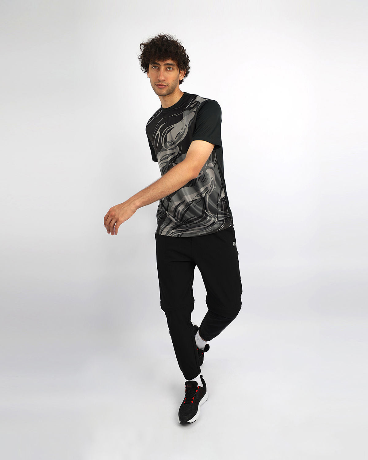 Adjustable Black Pant/Short-Atum -31981416