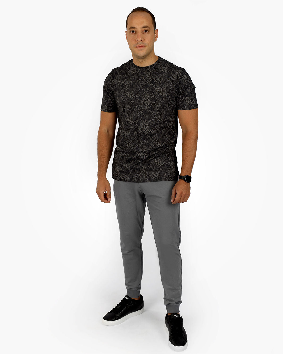 Splash Clash Forest Black T-Shirt-Atum -52152199
