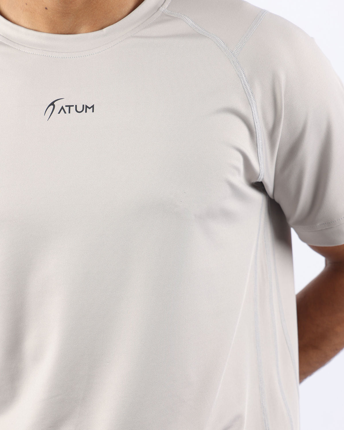 Energy Flow Men's Gray T-Shirt-Atum -49428307