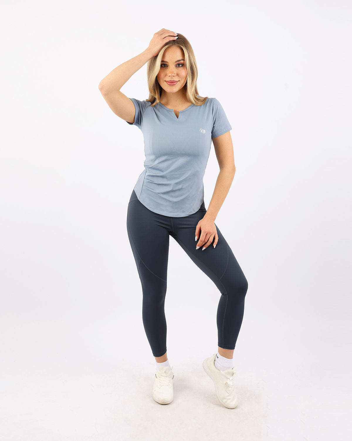 Aeroflex Women's Blue T-Shirt-Atum -94709187