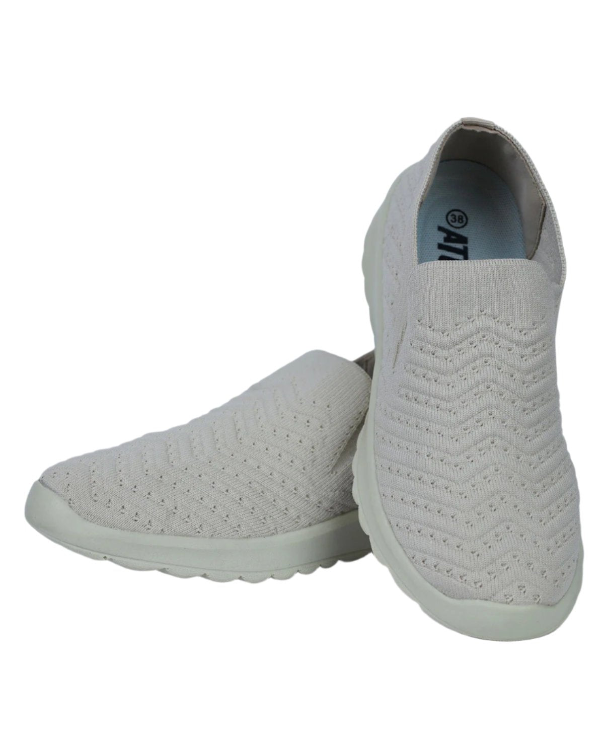 Stylish Slip-On Begie Women Shoes-Atum -33764298