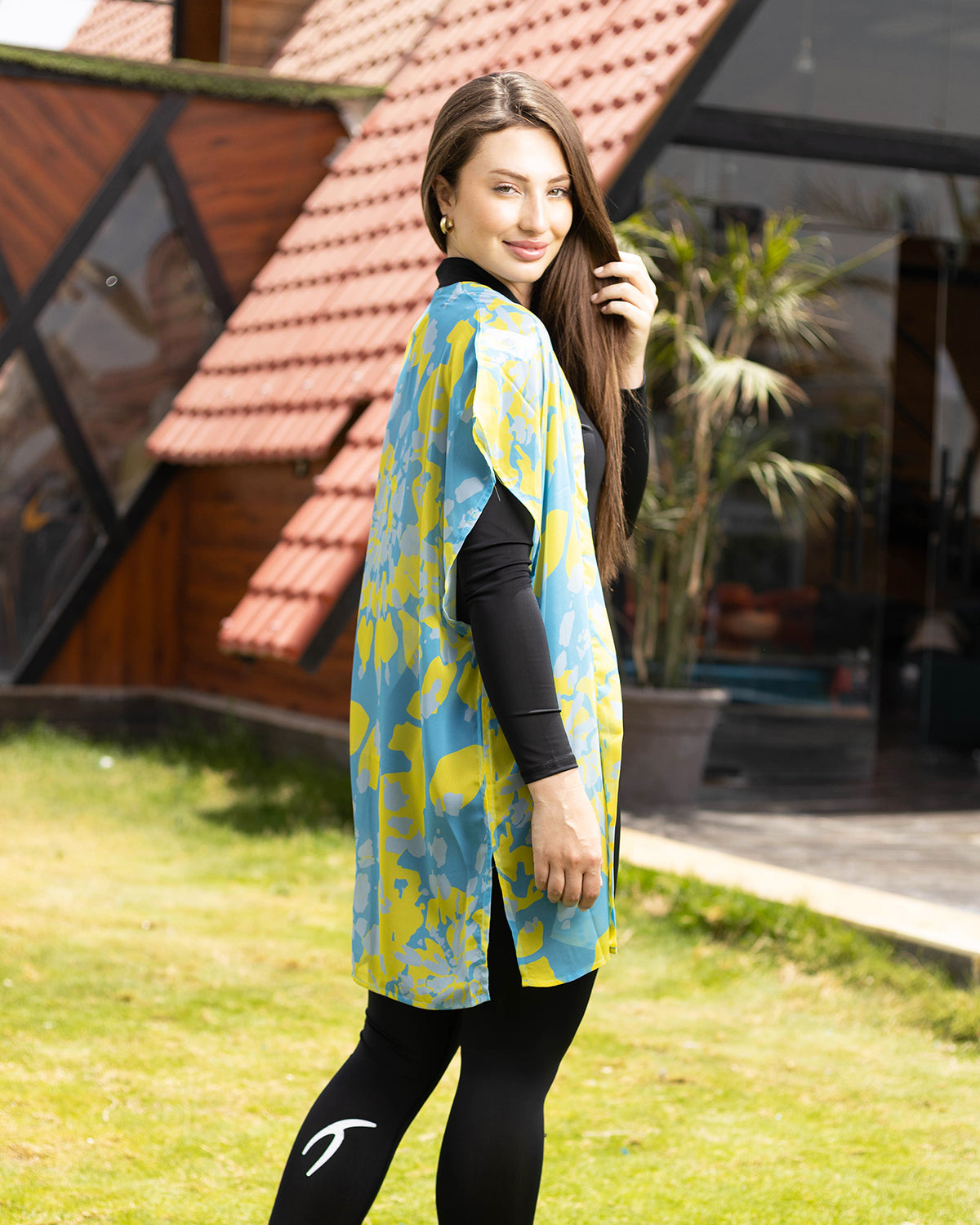 Golden Sands Yellow Kimono-Atum -43388341