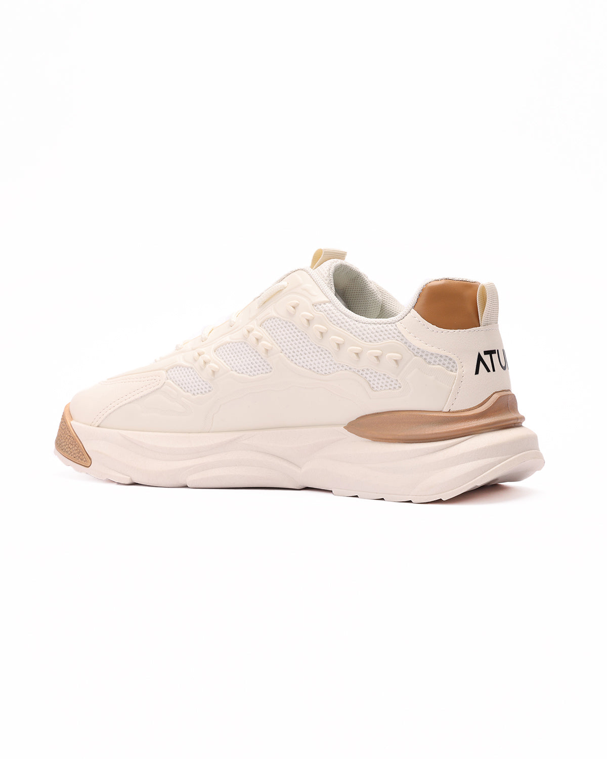 Step up Men's White Sneaker-Atum -35073577